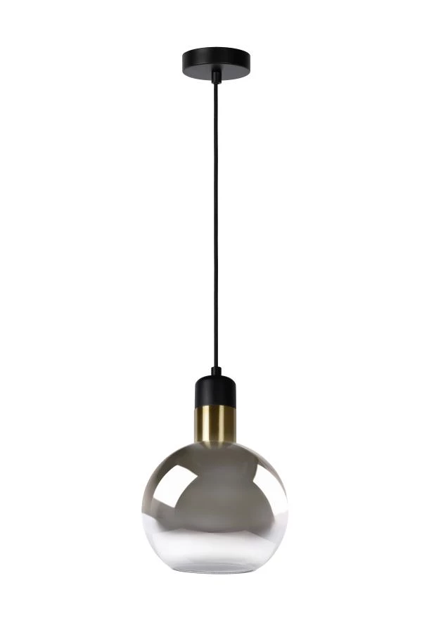 Lucide JULIUS - Hanglamp - Ø 20 cm - 1xE27 - Fumé - uitgezet